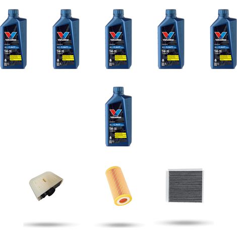 Kit tagliando 3 FILTRI e 6L OLIO compatibile con Vw Touareg III 2.0 TSI (CR) 183Kw dal 2018 (1/5)