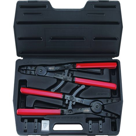 KS Tools Coffret de pinces à circlips à crémaillère, 14 pcs. (1/7)