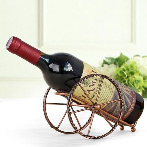 Porte-vin en métal - - Casier à vin - Décoration de la maison - Fer de qualité - Durable - Facile à nettoyer (1/5)