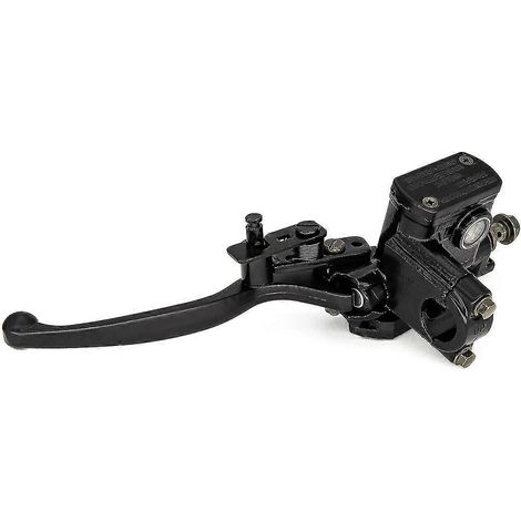 Maître-cylindre de frein avant pour moto, levier de frein hydraulique droit pour dirt bike, quad, cyclomoteur, scooter, buggy, karting - Gauche (1/5)