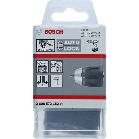 Portabrocas 16mm: 15-13 x 1/2-20  BOSCH 2608572182