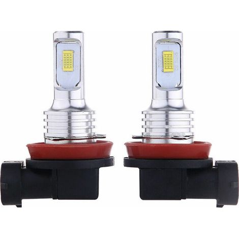 2x 35W 4000LM 6000K weiße LED H11 H8 H9 H16 Brouillard Lumières Ampoules Trousse (1/5)