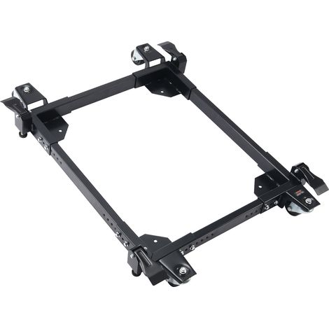VEVOR Base Mobile per Carico Pesante 680,3 kg, Supporto Universale con Rotelle Regolabile da 508x622,3 mm a 711x850 mm, Ruote Girevoli, Base per Attrezzature Lavorazione Legno Lavatrice