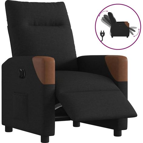 Relaxsessel Elektrisch Schwarz Stoff