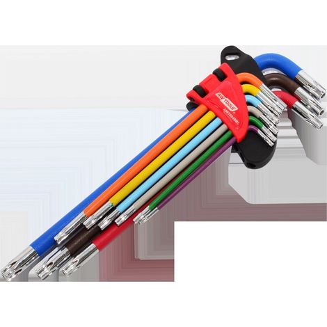Schlüssel und Steckschlüssel awtools t10-t50 CrV Stahl 9 Stück