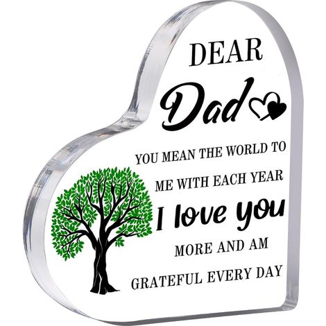Plaque acrylique cœur style cristal, souvenir décoratif élégant, cadeau idéal pour elle ou lui（10 cm) (1/4)