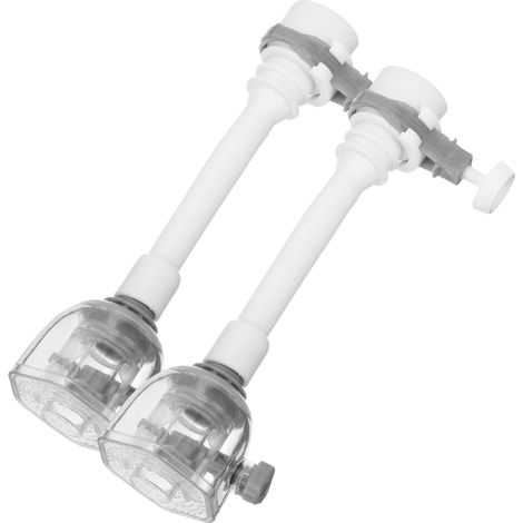 Set mit 2 flexiblen, wassersparenden Wasserhähnen inklusive Schutzkappen für Küchenspülen-Brauseköpfe – Praktisches Zubehör für Reinigung und Wassereinsparung