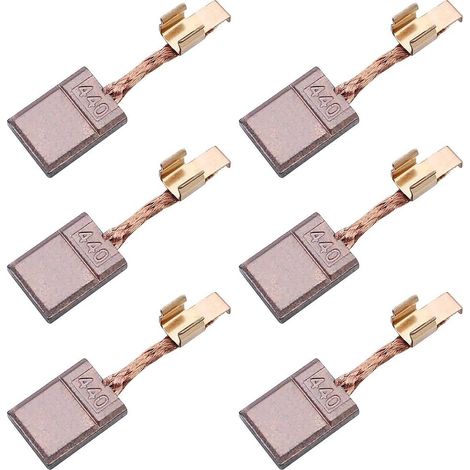 Kohlebürsten – 6er-Pack – Kupfer – Für Elektromotoren – CB440 CB448 Werkzeuge – 13 x 10 x 35 mm (1/5)