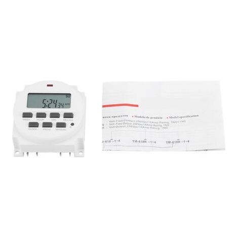 12 V digitaler, elektrischer, langlebiger, programmierbarer Smart-Control-Schalter-Timer (1/5)