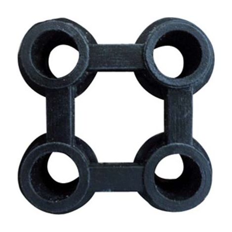GIUNZIONE X ZERBINO GOMMA NIDO APE COMPOS - NERO- 10 pezzi
