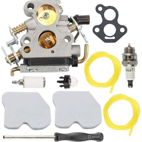 Carburateur 510181202 pour Husqvarna K750 K760 K770 scie à tronçonner 578 24 34-01 574362301 525 47 06-01 503283209 C3-EL53 C3-EL43C C3-EL29A C3-EL29B C3-EL29C avec Filtre à Air Tuyau (1/5)