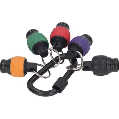 Porte-embout de tournevis, douille porte-clés 1/4 pouces, mèches de tournevis, outil pour l'extérieur 6 pièces (1/5)