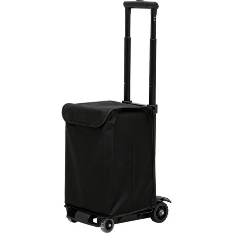 Chariot de courses pliable à roues silencieuses,, pour femmes, hommes, seniors, supermarchés