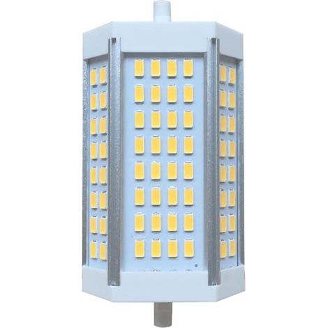 Dimmbare R7S-LED-Lampe, 118 mm, 30 W, DJ-Stil, 3000 lm, Wand-/Sicherheits-/Bodenbeleuchtung, warmweiß 3000 K (1/4)