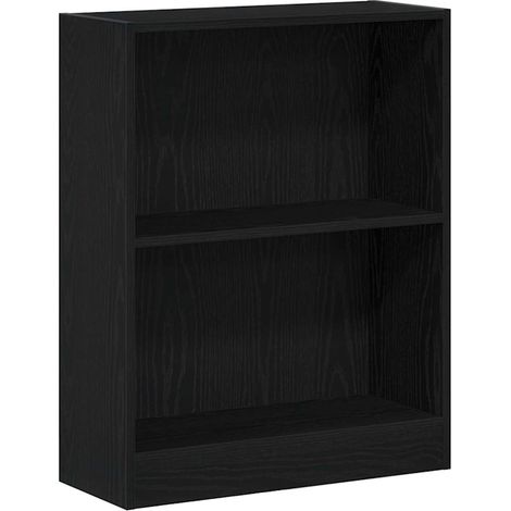 Maison Exclusive - Armadio per Libri Rovere Nero 60 x 24 x 76 cm Legno multistrato