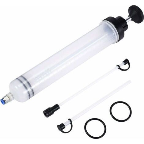 Pompe manuelle,Seringue a Huile,Huile Aspiration Seringue-500CC Pompe de Transfert,Pompe D'aspiration D'huile, Huile pour Engrenages Et Extracteur De Liquide De Frein et d'antigel-Outil de Tr (1/5)