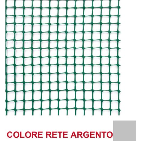 RETE QUADRA 10MM ARGENTO VENDITA AL METRO (1/2)