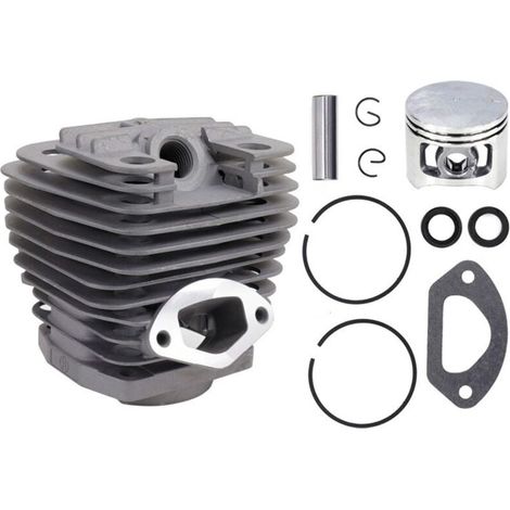 Dual-channel piston-cylinder kit for 58cc chainsaws, chainsaw accessories, garden tool spare parts, repair kits (1/4)