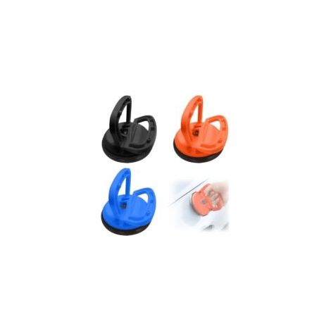3 Saugnäpfe zur Autoreparatur, Dellenentferner, Werkzeuge zur Dellenreparatur, geeignet für die Reparatur von Fahrzeugdellen (Schwarz, Orange, Blau) - Crezuo