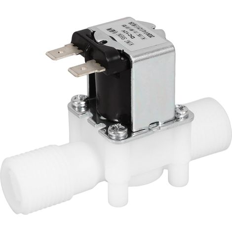 Électrovanne 12 V Cc Normalement Fermée, Filetage Extérieur 20mm Électrovanne D'eau 12 Volts Caoutchouc et Pbt, Irrigation Agricole, Chauffage Domestique (1/5)