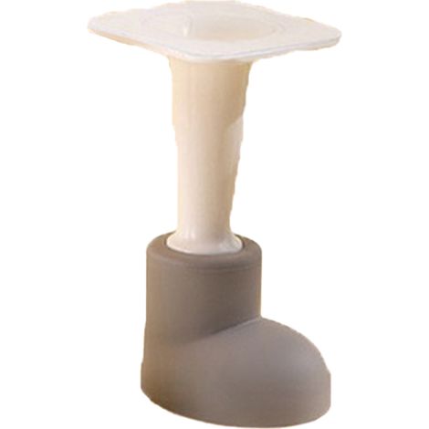 Butée de porte murale - Butée de porte en silicone - Butée de porte anti-collision à ventouse pour le bas de porte, modèle 4