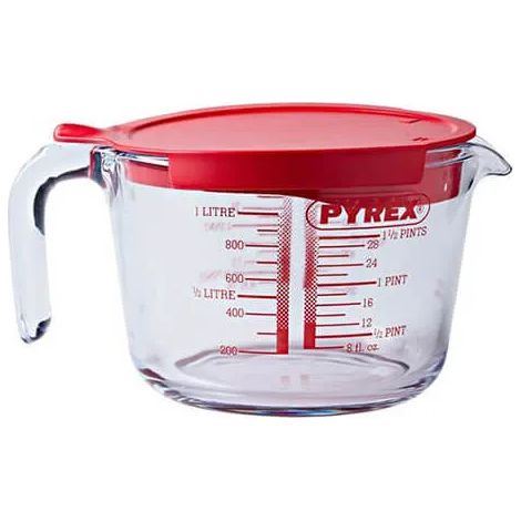 Pyrex Classic 1.0L Measuring Jug With Lid