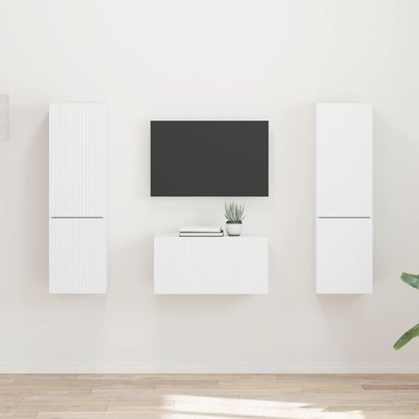 TV-Schrankset 5 pcs Weiß Holzwerkstoff (1/5)