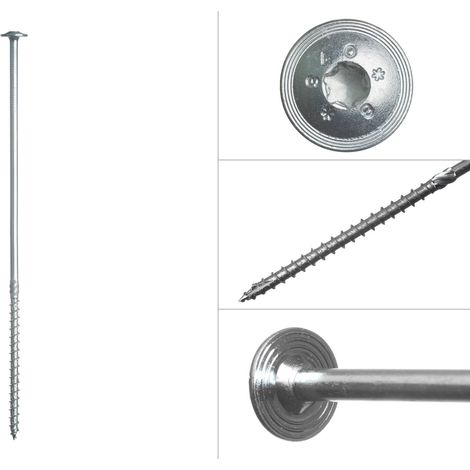 Tellerkopfschrauben verzinkt Torx 8 x 280 mm - Schachtel 50 Stück