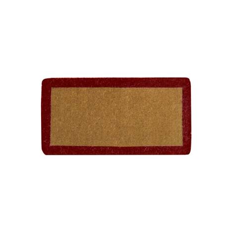 ZERBINO IMPERIALE A FASCIA ROSSO SPESSORE MM.38  cm.35x70, spessore mm.38