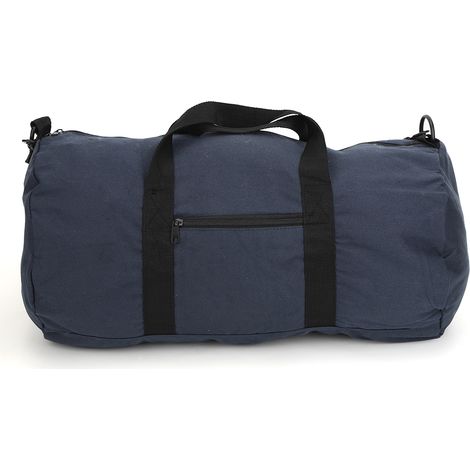 KS3 Unisex Sport-Schultertasche aus strapazierfähigem, marineblauem Canvas für Fitness und Reisen (1/5)