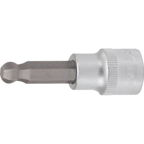 3/8" Douilles tournevis 6 pans intérieur à tête sphérique, 3 mm (1/2)