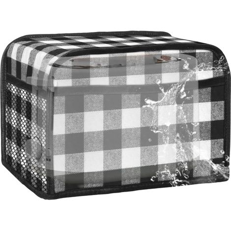 Sollbry 2-Scheiben-Toaster-Abdeckung mit breiten Schlitzen – waschbare Toaster-Abdeckung mit Taschen zum Schutz vor Kratzern (1/5)