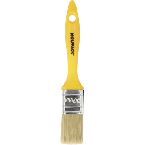 WOLFPACK LINEA PROFESIONAL Pinceau professionnel Brosse blanche Largeur 30 mm. Poils naturels Poignée ergonomique en plastique, pinceau, pinceau Paint (1/5)