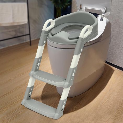 Toilettentrainer Toilettensitz Lerntöpfchen WC Sitz mit Treppe für 27 Kinder DE (1/5)
