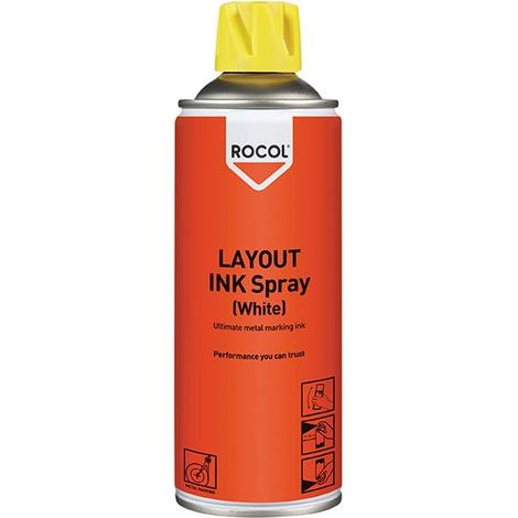 ROCOL 57025 White Layout Marking Ink Spray – 400ml (1/3)