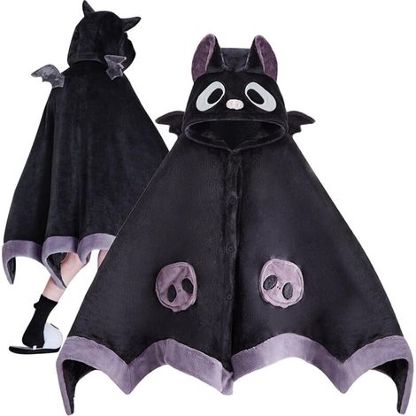 Bardusch-Couverture chauve-souris cosplay, ailes démon, cape douce, sieste/anime confortable (1/5)