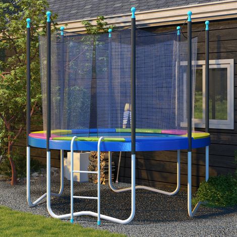 Ersatz-Randabdeckung für Trampoline, wasserfest, reißfest, Ø305 cm, bunt