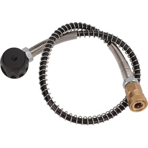 Tuyau de pompe de plongée DIDEEP, raccord en Y sur 8 mm, accessoire en alliage d'aluminium pour gonflage de bouteille d'oxygène sous-marine, pour snorkeling (1/5)