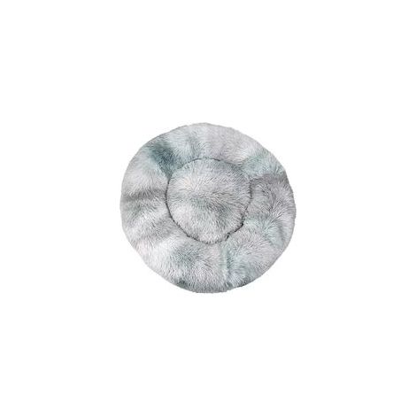 Coussin moelleux lavable pour chat et chien, tie-dye gris clair, 50 cm –