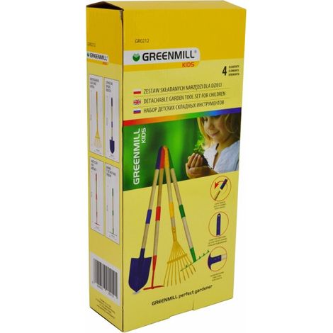 Ensemble d'outils de jardinage Greenmill 4 pièces (1/2)