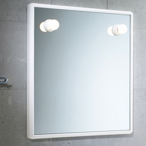 Gedy Miroir de Salle de Bain Rectangulaire Junior Sans Luminaires Avec Cadre 55x60 Cm