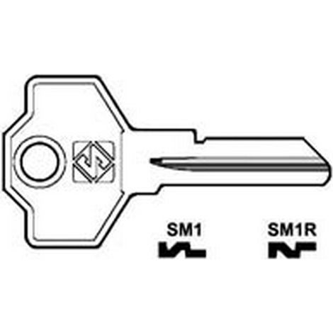 20PZ CHIAVI PER CILINDRI SIMECA 5 SPINE PICCOLE - SM1 SX