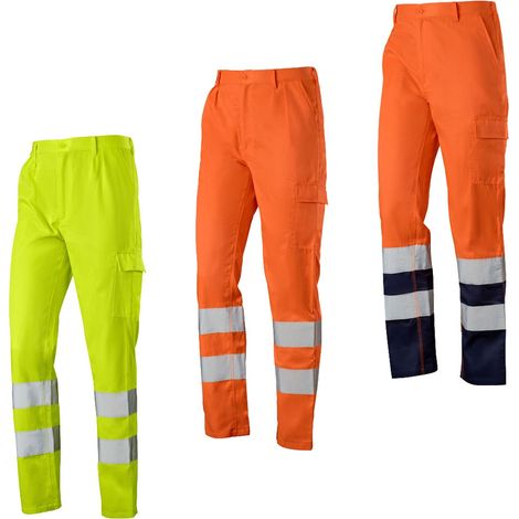 Pantalones de trabajo de alta visibilidad Neri Los Ángeles - XL - Naranja (1/4)