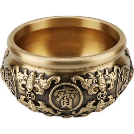 Reichtums- und Glücksschale, Füllhorn, Tischdekoration, Feng Shui-Schatzbecken für Wohnzimmer, Arbeitszimmer-7.5cm (1/5)