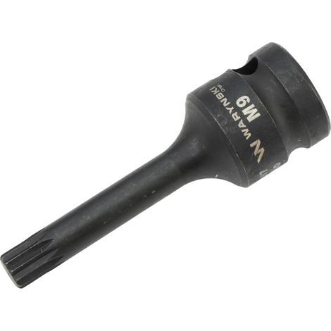 Douille à impact Torx 1/2" cannelée M9 en acier CrMo Waryński (1/4)