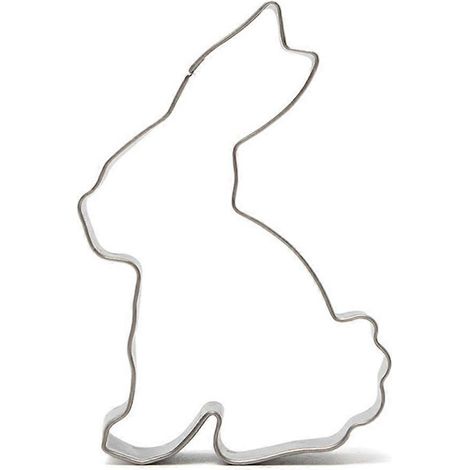 Emporte-pièce lapin de Pâques 3D en acier inoxydable - Moule à biscuits - Moule à pâtisserie (1/5)