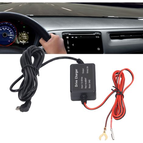 (Vidéo disponible) Kit de câblage pour caméra embarquée, kit de câblage mini USB pour caméra embarquée, câble d'alimentation pour chargeur de caméra embarquée (1/5)