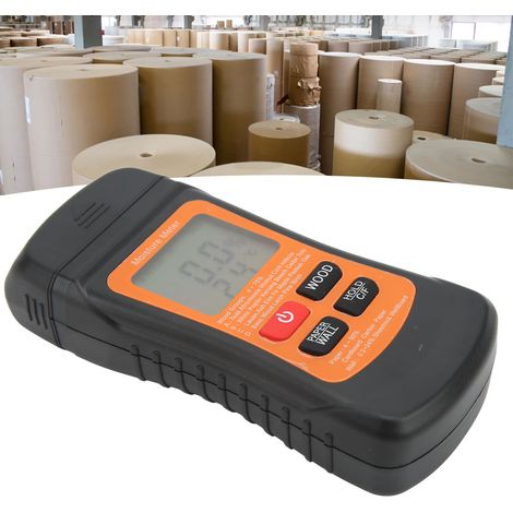 Testeur d'humidité du papier ZN-MT02, analyseur d'humidité du carton, testeur d'humidité du bois (1/5)