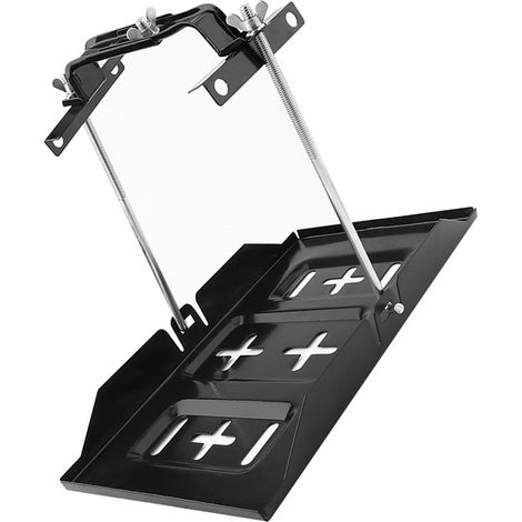 Support de fixation réglable pour batterie de voiture en fer universel avec étrier de serrage (1/5)