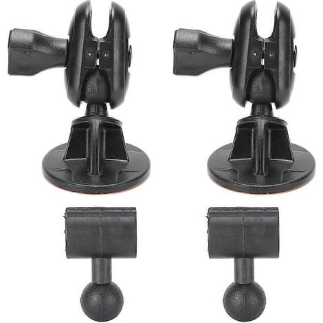 Support universel 360° pour caméra de bord, 2 pièces ventouse de fixation tableau de bord, support réglable pour dashcam (1/5)